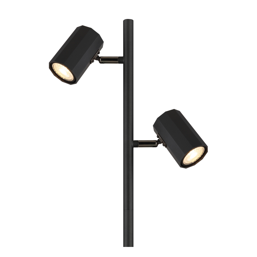 Globo - Golvlampa 2xGU10/5W/230V svart