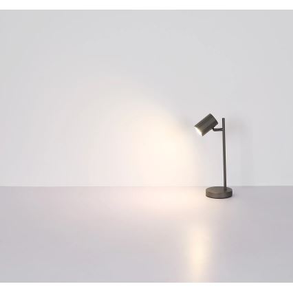 Globo - Bordslampa 1xGU10/5W/230V brun
