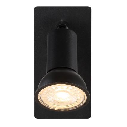 Globo - Väggspotlight 1xGU10/35W/230V svart