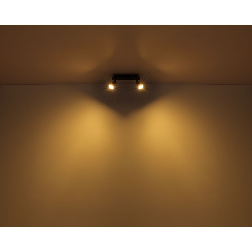 Globo - Spotlight 2xGU10/35W/230V svart