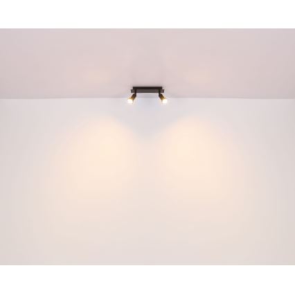 Globo - Spotlight 2xGU10/35W/230V svart