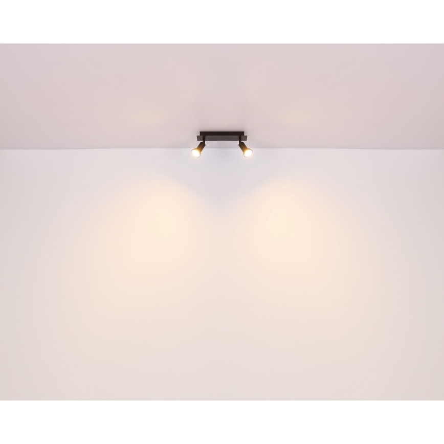 Globo - Spotlight 2xGU10/35W/230V svart