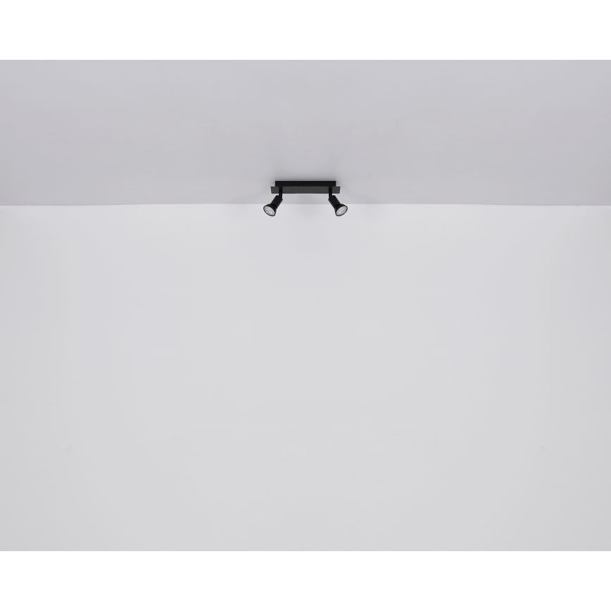 Globo - Spotlight 2xGU10/35W/230V svart