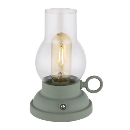 Globo - LED Dimbart uppladdningsbart touchbordslampa LED/1W/3,7V 1200 mAh grön