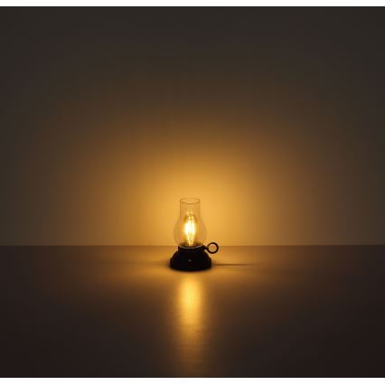 Globo - LED Dimbart uppladdningsbar touchbordslampa LED/1W/3,7V 1200 mAh matt krom