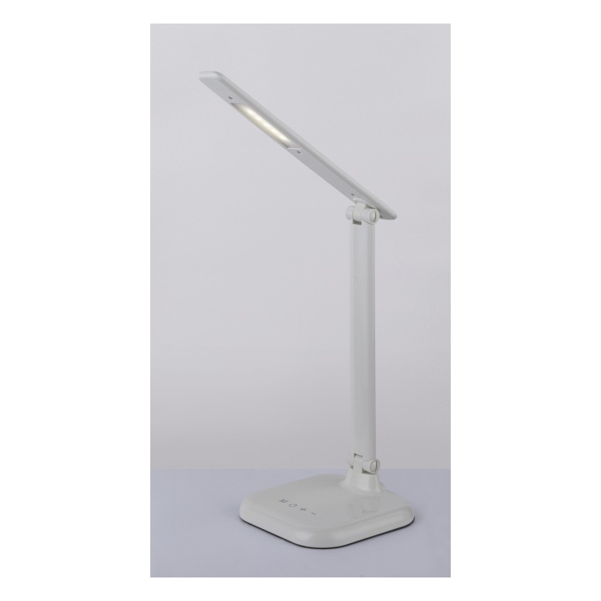 Globo 58209W - LED Dimbar Skrivbordslampa DAVOS LED/7W/230V