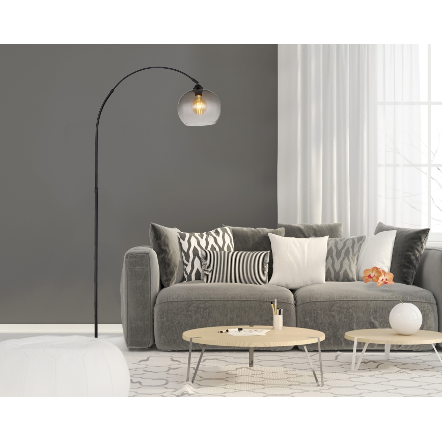 Globo - Golvlampa 1xE27/60W/230V svart