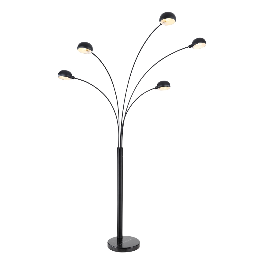 Globo - Golvlampa 5xE14/40W/230V svart