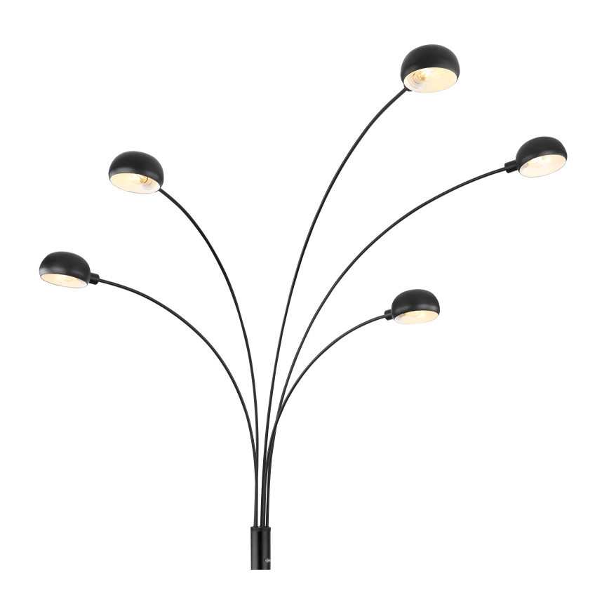 Globo - Golvlampa 5xE14/40W/230V svart