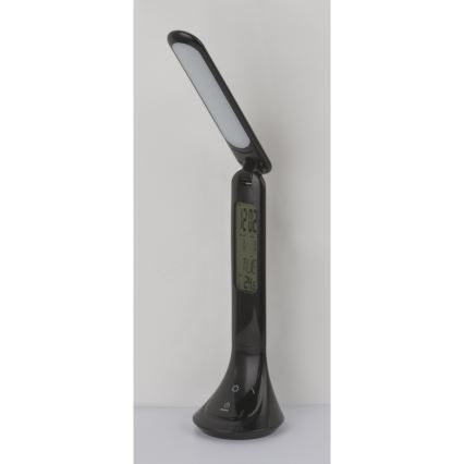 Globo - LED Ljusreglerad uppladdningsbar bordslampa med en display LED/4W/230V 2200 mAh svart