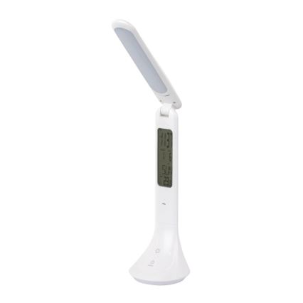 Globo - LED Ljusreglerad uppladdningsbar bordslampa med en display LED/4W/230V 2200 mAh vit