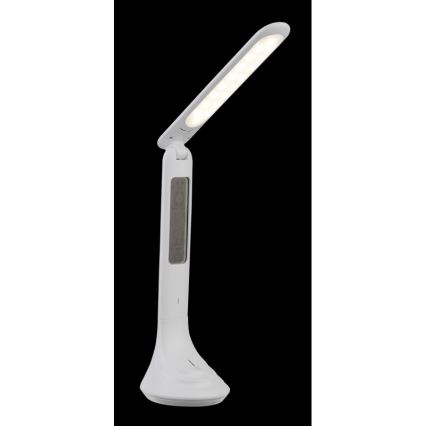 Globo - LED Ljusreglerad uppladdningsbar bordslampa med en display LED/4W/230V 2200 mAh vit