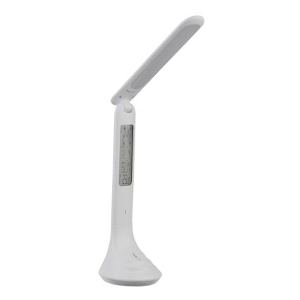 Globo - LED Ljusreglerad uppladdningsbar bordslampa med en display LED/4W/230V 2200 mAh vit