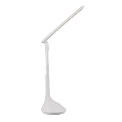 Globo - LED Ljusreglerad uppladdningsbar bordslampa med en display LED/4W/230V 2200 mAh vit