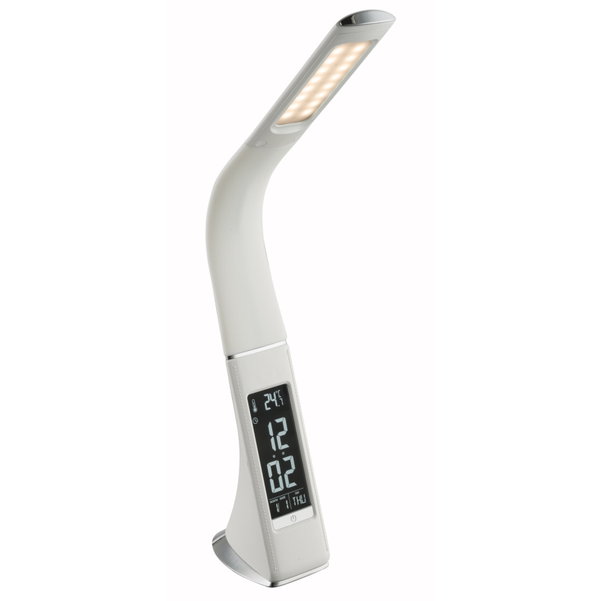 Globo - LED ljusreglerad bordslampa touch med en display LED/6,5W/230V 3000/4500/5800K vit
