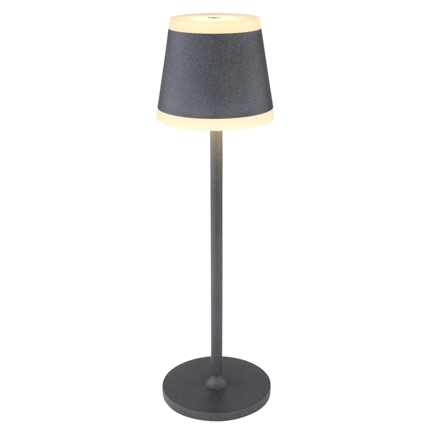 Globo - LED Dimbar uppladdningsbar touch bordslampa LED/4,6W/3,7V 3000K 1800mAh grå IP54