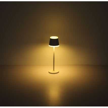 Globo - LED Dimbar uppladdningsbar touch bordslampa LED/4,6W/230V 1800 mAh USB IP54 vit