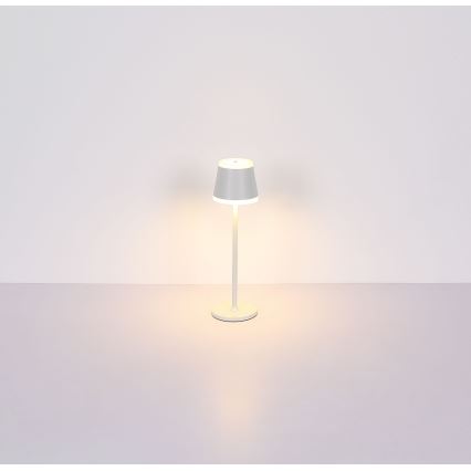 Globo - LED Dimbar uppladdningsbar touch bordslampa LED/4,6W/230V 1800 mAh USB IP54 vit
