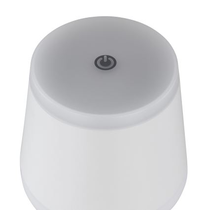 Globo - LED Dimbar uppladdningsbar touch bordslampa LED/4,6W/230V 1800 mAh USB IP54 vit