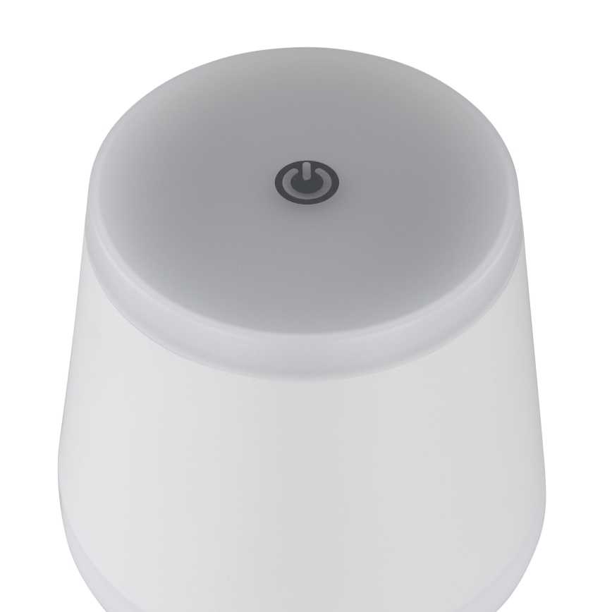 Globo - LED Dimbar uppladdningsbar touch bordslampa LED/4,6W/230V 1800 mAh USB IP54 vit