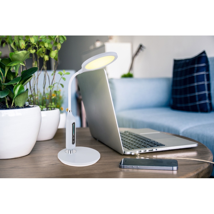 Globo - LED ljusreglerad bordslampa touch LED/9W/230V 3000/4000/6500K grå