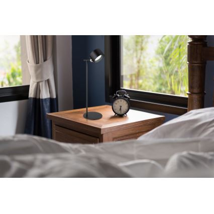 Globo - LED ljusreglerad bordslampa touch 04.01.2001 LED/4W/5V 3000/4000/5000K 1200 mAh svart