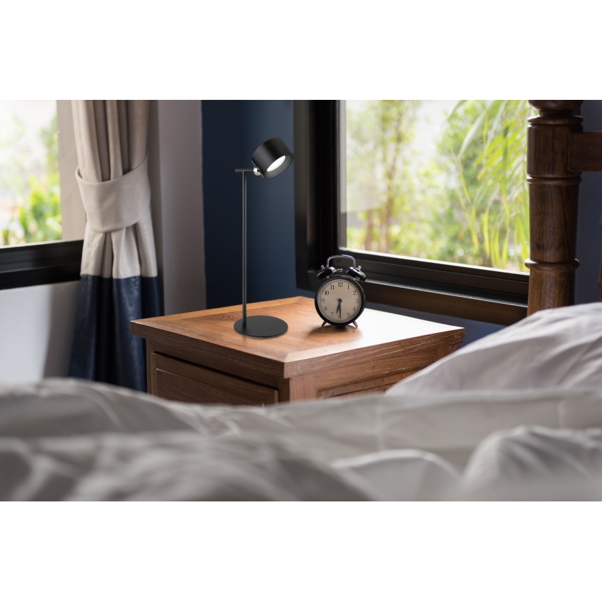 Globo - LED ljusreglerad bordslampa touch 04.01.2001 LED/4W/5V 3000/4000/5000K 1200 mAh svart
