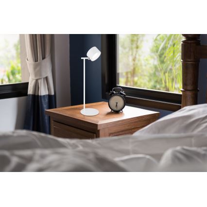 Globo - LED ljusreglerad bordslampa touch 04.01.2001 LED/4W/5V 3000/4000/5000K 1200 mAh vit