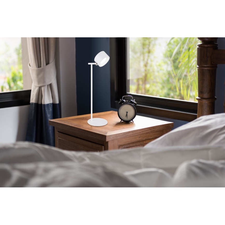 Globo - LED ljusreglerad bordslampa touch 04.01.2001 LED/4W/5V 3000/4000/5000K 1200 mAh vit