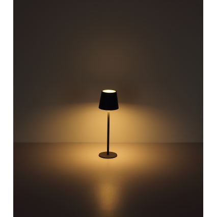 Globo - LED Ljusreglerad beröring utomhus lampa LED/3W/3,7V IP44 1800mAh + USB svart