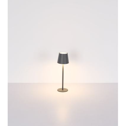 Globo - LED Ljusreglerad beröring utomhus lampa LED/3W/3,7V IP44 1800mAh + USB svart