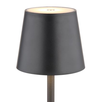 Globo - LED Ljusreglerad beröring utomhus lampa LED/3W/3,7V IP44 1800mAh + USB svart