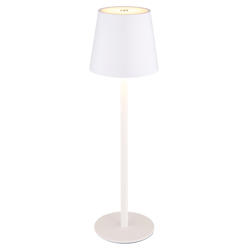 Globo - LED Ljusreglerad beröring utomhus lampa LED/3W/3,7V IP44 1800 mAh USB vit