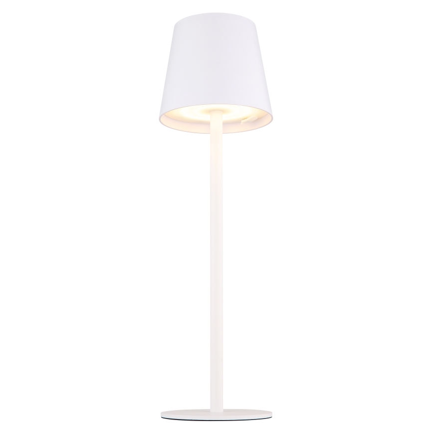 Globo - LED Ljusreglerad beröring utomhus lampa LED/3W/3,7V IP44 1800 mAh USB vit