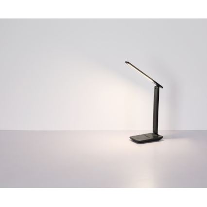 Globo - LED Touch-dimbar uppladdningsbar bordslampa LED/5W/5V 2700/4000/6500K 1800 mAh svart
