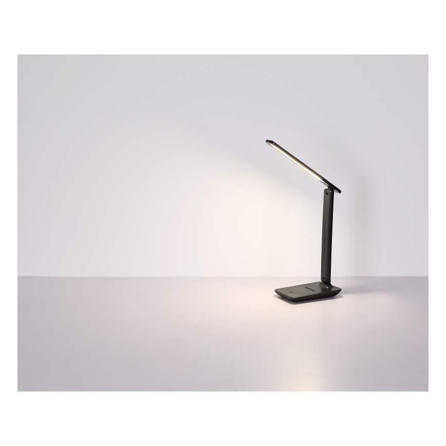 Globo - LED Touch-dimbar uppladdningsbar bordslampa LED/5W/5V 2700/4000/6500K 1800 mAh svart