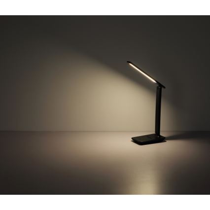 Globo - LED Touch ljusreglerad uppladdningsbar bordslampa LED/5W/5V 2700/4000/6500K 1800 mAh svart