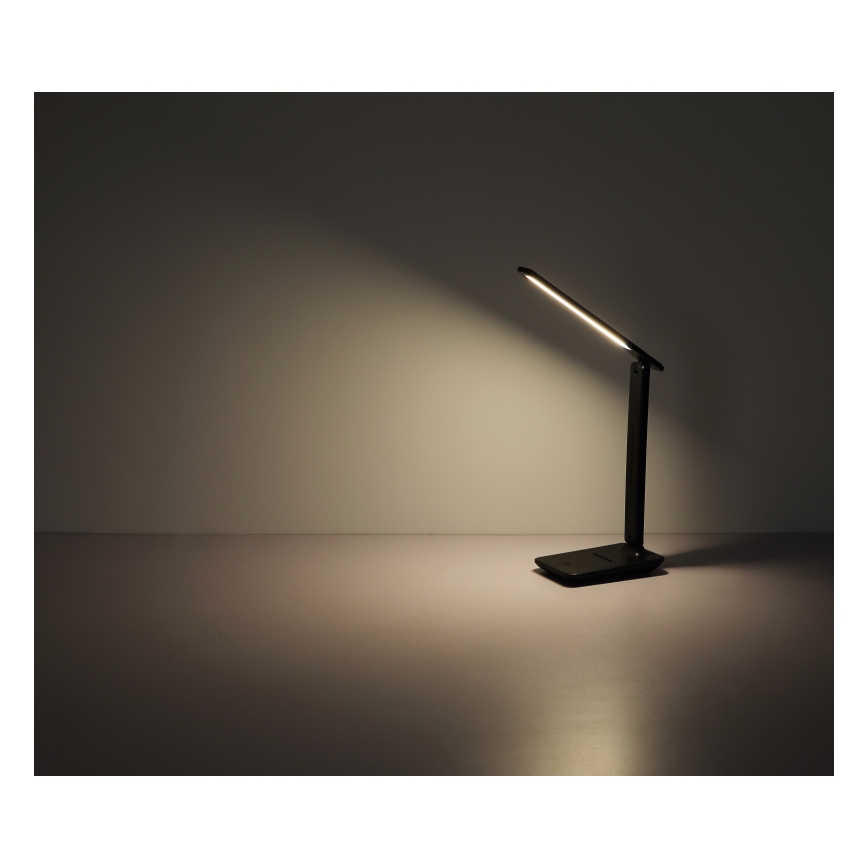 Globo - LED Touch ljusreglerad uppladdningsbar bordslampa LED/5W/5V 2700/4000/6500K 1800 mAh svart