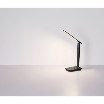 Globo - LED Touch ljusreglerad uppladdningsbar bordslampa LED/5W/5V 2700/4000/6500K 1800 mAh svart