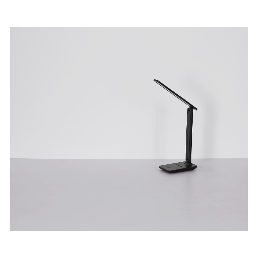 Globo - LED Touch ljusreglerad uppladdningsbar bordslampa LED/5W/5V 2700/4000/6500K 1800 mAh svart