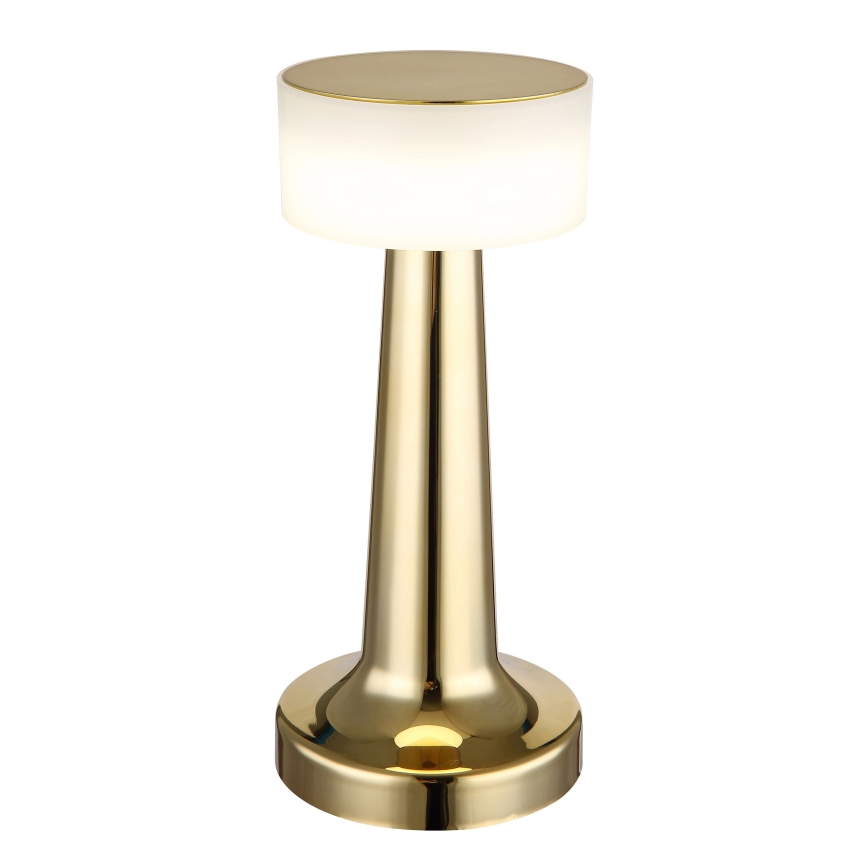 Globo - LED ljusreglerad bordslampa touch LED/1W/3,7V 2700K/4000K/6500K 800 mAh USB guld