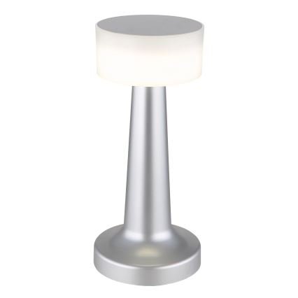 Globo - LED ljusreglerad bordslampa touch LED/1W/3,7V 2700K/4000K/6500K 800 mAh USB matt krom