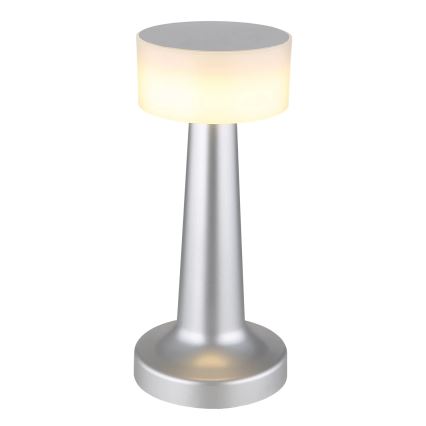 Globo - LED ljusreglerad bordslampa touch LED/1W/3,7V 2700K/4000K/6500K 800 mAh USB matt krom