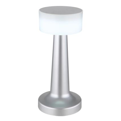 Globo - LED ljusreglerad bordslampa touch LED/1W/3,7V 2700K/4000K/6500K 800 mAh USB matt krom