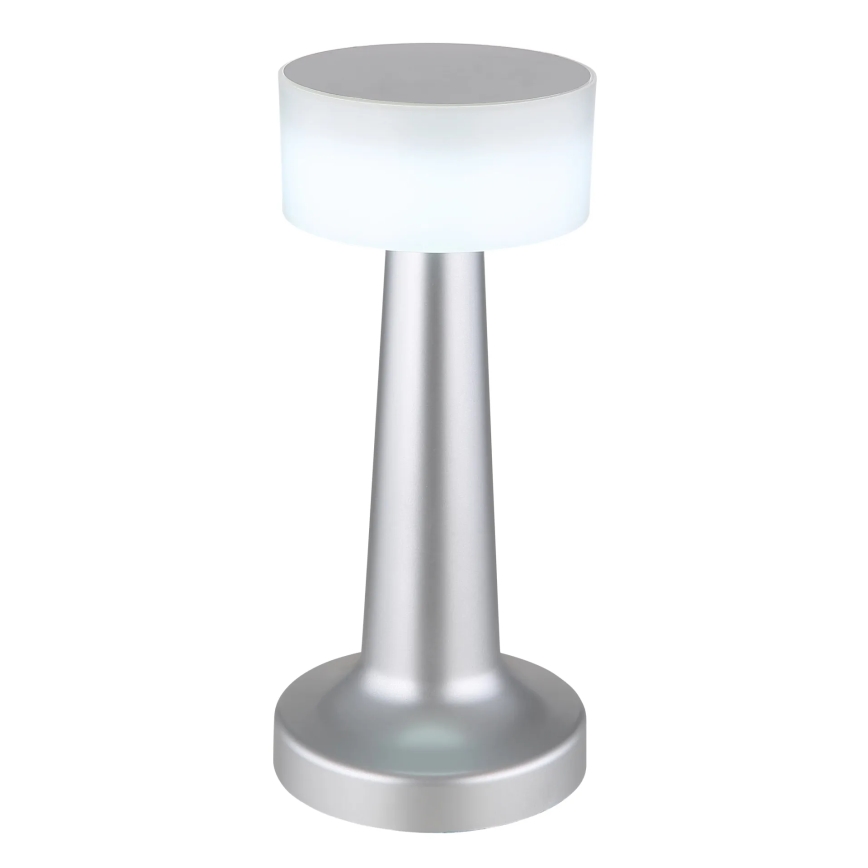 Globo - LED ljusreglerad bordslampa touch LED/1W/3,7V 2700K/4000K/6500K 800 mAh USB matt krom
