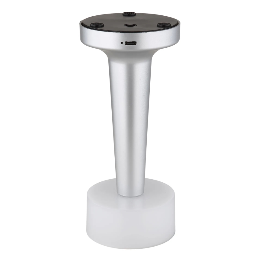 Globo - LED ljusreglerad bordslampa touch LED/1W/3,7V 2700K/4000K/6500K 800 mAh USB matt krom