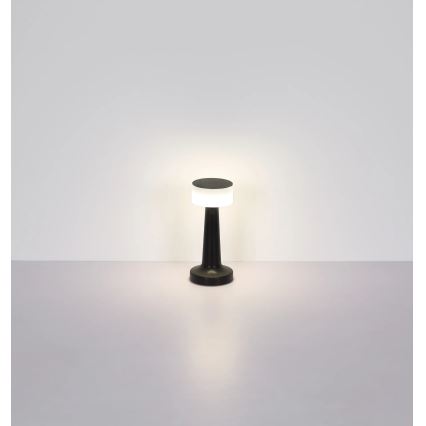 Globo - LED ljusreglerad bordslampa touch LED/1W/3,7V 2700K/4000K/6500K 800 mAh USB svart
