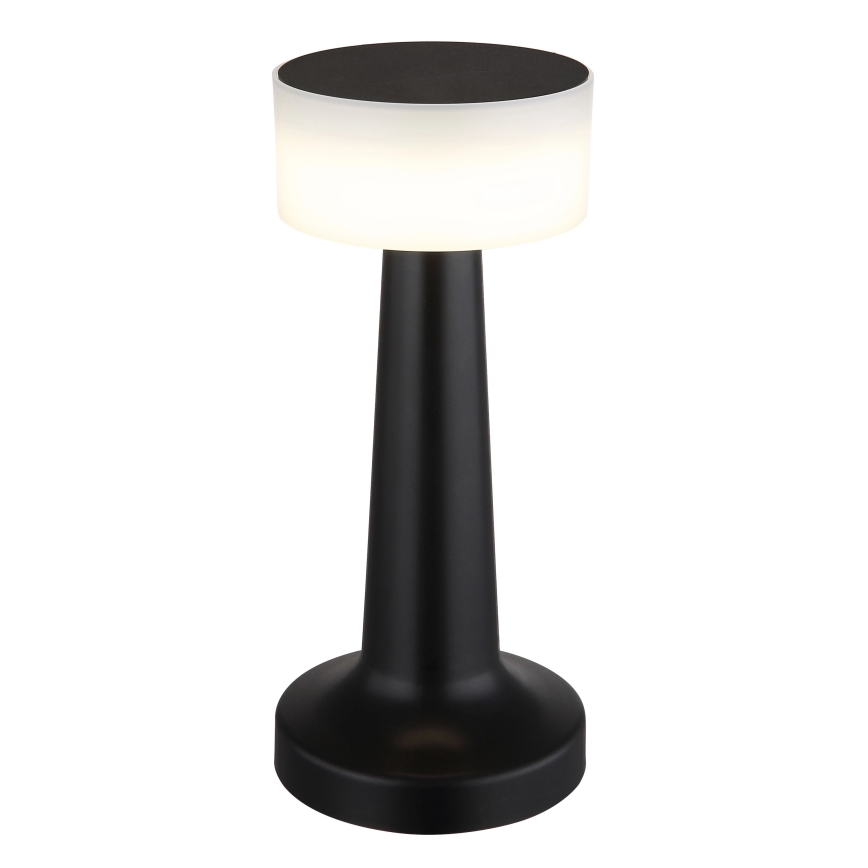 Globo - LED ljusreglerad bordslampa touch LED/1W/3,7V 2700K/4000K/6500K 800 mAh USB svart