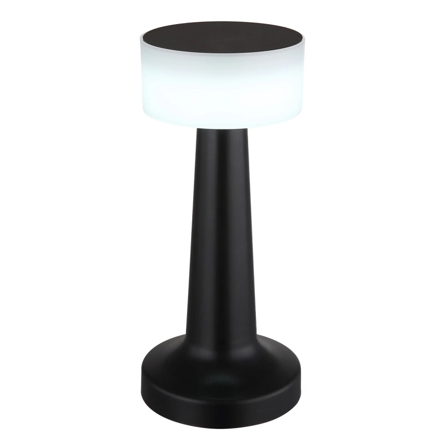 Globo - LED ljusreglerad bordslampa touch LED/1W/3,7V 2700K/4000K/6500K 800 mAh USB svart