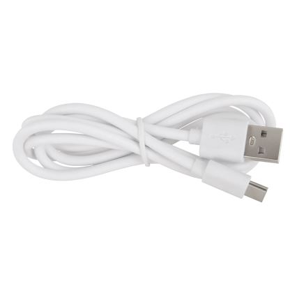 Globo - LED ljusreglerad bordslampa touch LED/1W/3,7V 2700K/4000K/6500K 800 mAh USB vit